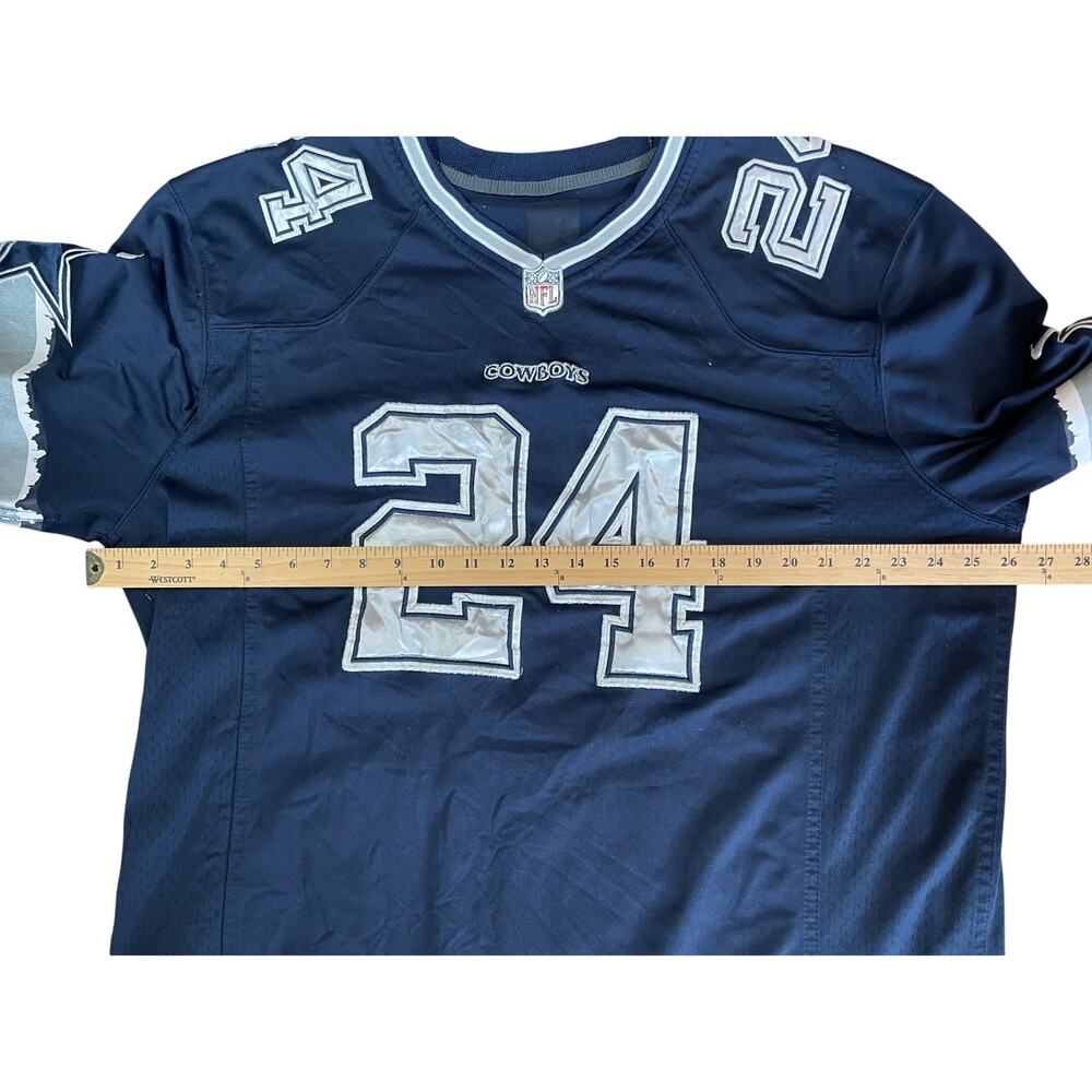 Nike NFL Dallas Cowboys 24 Morris Claiborne Football Jersey - Size Men's XXL 2X - Picture 8 of 10